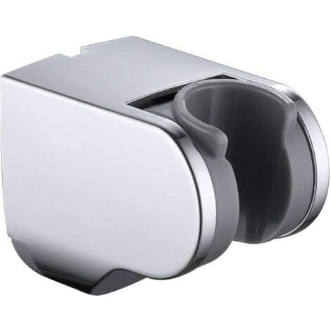 Support Douchette Reglable, Support Pommeau de Douche mural Fixe Chrome Universel Salle de Bain Accessoire (1/5)