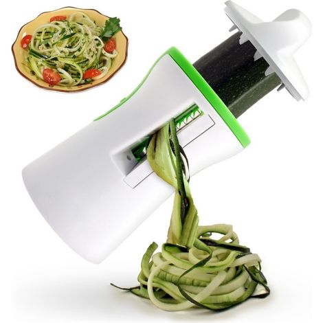 Trade Shop - Cortador De Verduras Cortador De Espaguetis Cortador De Pasta En Espiral Zanahorias Calabacines -