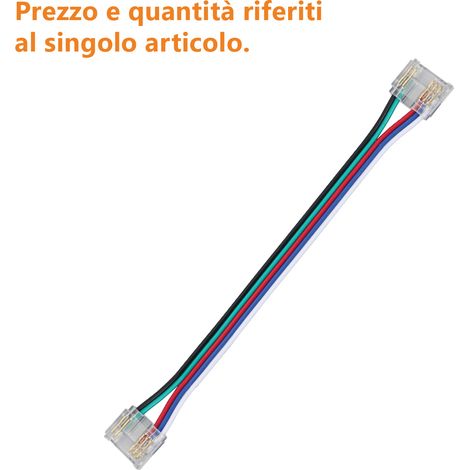Câble D'Extension Pour Bande Led Cob Rgbw 150 Mm Avec Connecteur Rapide Pour Installation Et Éclairage Professionnels (1/2)