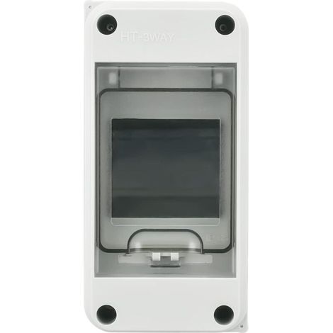 Aougo – Coffret électrique étanche extérieur IP65 – 3 modules – ABS ignifuge et résistant aux chocs – Installation murale flexible (1/5)
