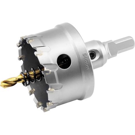 Scie Cloche de TCT Carbure en Métal, Tungstène Foret Trépans pour Métal, l'acier inoxydable, fonte, fer, Aluminium, laiton et plastique (1/5)