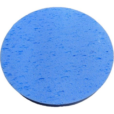 Spugna Tonda Azzurra per Frattazzatrice Elettrica – Disco Ricambio Intonaci (1/4)