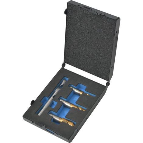 The Living Store Ensemble de mèches Acier rapide Soudage par points 4 pcs - Méche De Perçage - Outil De Soudure - Acier Rapide - Outils De Garage - Outil Mécanique (1/5)