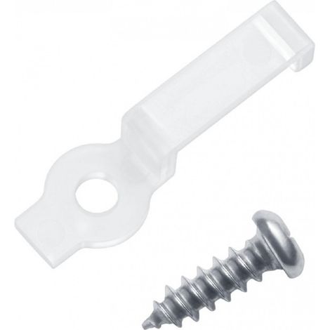 Clip Fissaggio LS per Striscia LED 50 unità CorePro Bianco