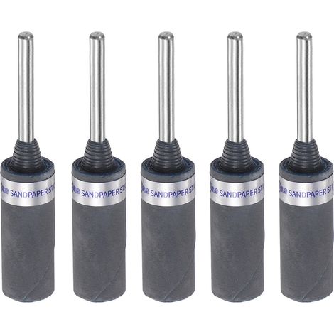 5Pcs Rouleaux de Papier Abrasif Grain 2000 Avec Tige de 3 mm (1/5)