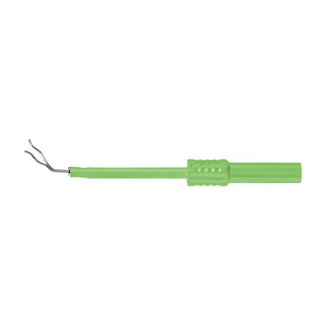 Elektrikerwerkzeug Schutzinger 4 mm Testclip grün 1 Stück