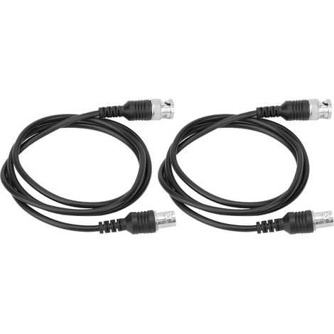 2 câbles d'extension coaxiaux BNC avec connecteurs mâle et femelle pour oscilloscope (1/5)