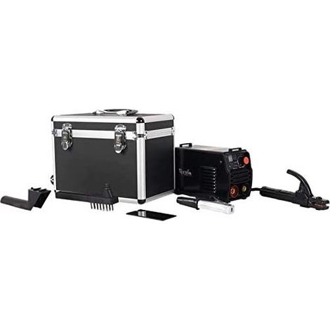CEVIK PRO CE-MINI140X - Mini Saldatrice Inverter MMA con Maschera e Portaelettrodo - 140A 60% 230V - Elettrodi fino a 3.25mm - Display Digitale - Compatibile con Generatore - Portatile (1/4)