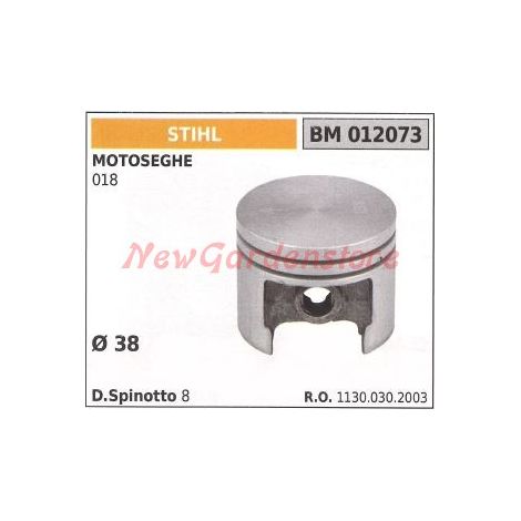 Pistón motosierra STIHL 018 012073