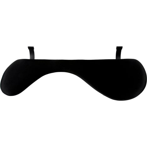 R-Go Tools RGOARMC - Accoudoir ergonomique noir - S'adapte à n'importe quel bureau