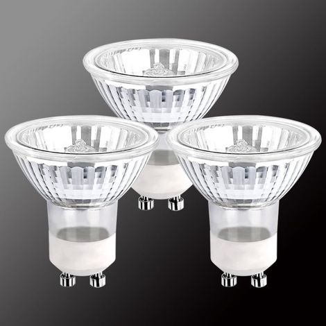 Ampoule halogène GU10, ampoule gu10 à intensité variable 50W 230V, 500lm blanc chaud 2700K, pour éclairage d'armoire, éclairage d'affichage (10 pièces) (1/5)