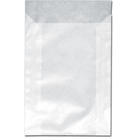 Sachet en glassine, 115 x 160 mm, 40 g/m²,,, ouverture ct troit