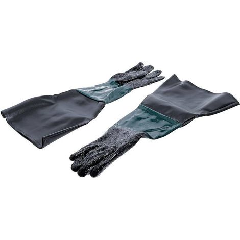 Gants de Rechange pour Cabine de Sablage à Air Comprimé - Compatible Art. 8717 - Protection et Confort - D-Work