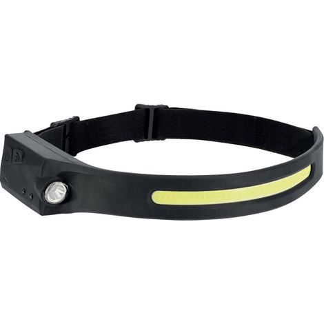 Lampe frontale LED rechargeable éclairage 230 degrés 350 lumens