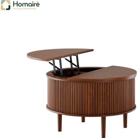 Gartentisch, braun, in braun 80 x 80 x 50 cm HOMAIRE (1/5)