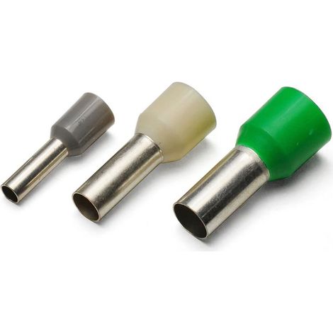 embout de cablage - 35 mm2 - 16 mm - beige - boite de 50 - cembre pkc35016 (1/2)