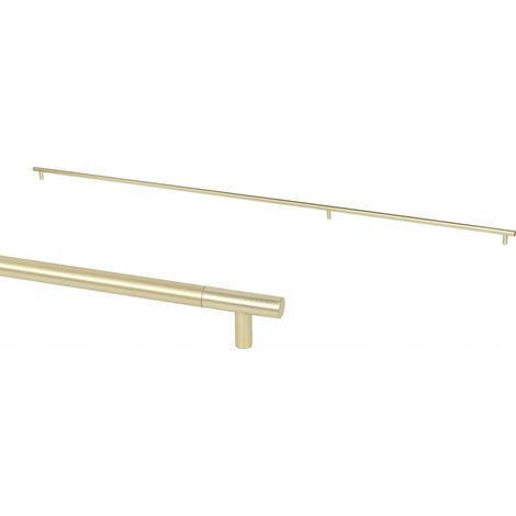Maniglia dorata per mobili, maniglia per armadio, 1160/1200 mm, 1,2 m (1/4)