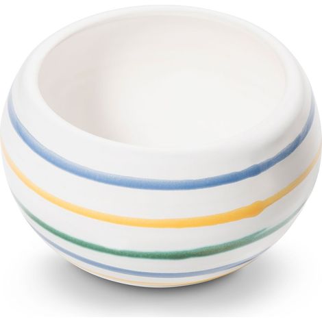 Gmundner Cerámica Azucarero colorido flameado, parte inferior Taza