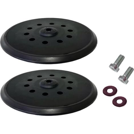 Trade-Shop Klettteller / Schleifteller / Stützteller 225mm hart für FLEX Giraffe WST 700 VV, WSE 7 Vario ersetzt 501.360, 366.862 - 2 Stück