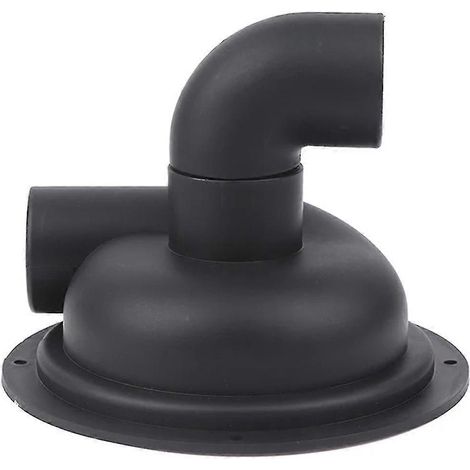 Cyclone pour aspirateur, collecteur de poussière en poudre, aspirateur pour le travail du bois, couvercle séparateur cyclone (noir) (1/4)