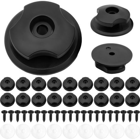 30 Kits d'oeillets Autocollants Anneau Arrimage Crochet Remorque Attache Remorque Amenagement Utilitaire Oeillets pour Baches sans Trace Matériau Durable, Fixation sécurisée pour Bagages (1/5)
