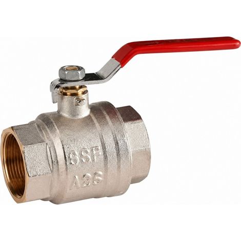 Kugelhahn 509 Innengewinde/Innengewinde 4", oder 102x114, flacher Stahlgriff.