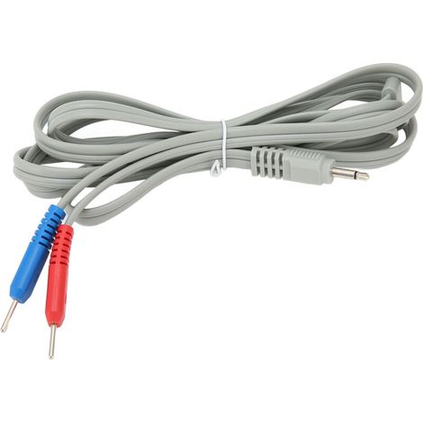 Câble d'électrodes pour appareil TENS, connecteur 2 en 1, fils de massage électrique (1/5)