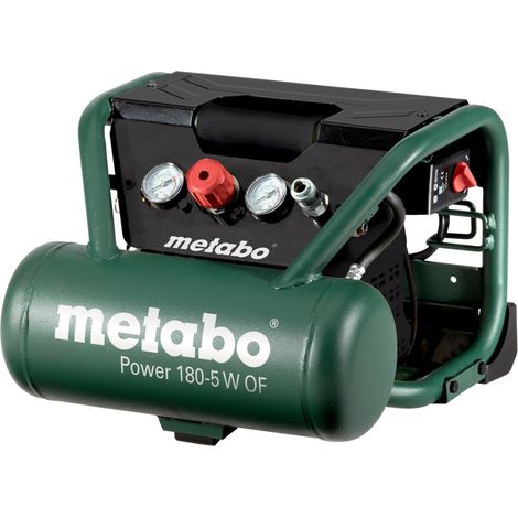 Kompressor 5 L 8 bar 1,1 Kw POWER 180-5 W OF - METABO 601531000 (1/5)