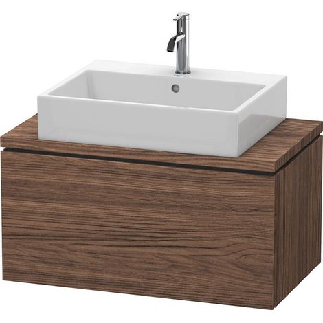 L-CUBE mobile consolle basso 400x820x477mm noce scuro