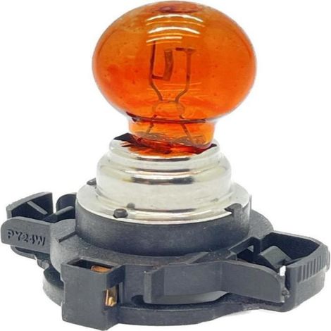 Ampoule Clignotante - PY24W - 12 V - 24 W - Orange - Homologuée Route E - Lot De 2 (1/5)