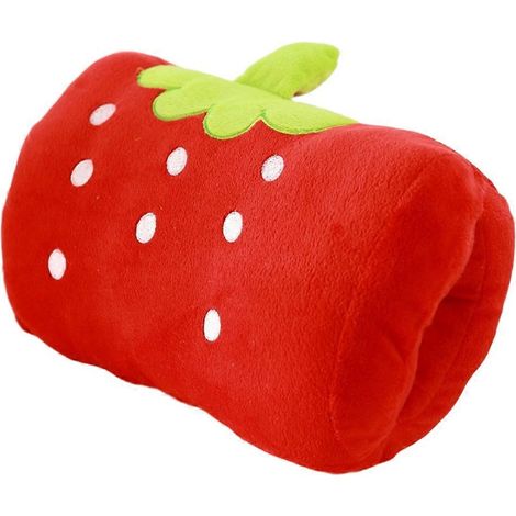 Coussin chauffe-mains en peluche mignon pour enfants, idéal pour l'hiver, avec motif dessin animé. Coussin pour bras léger (classe 1). Accessoire indispensable pour les voyages et les siestes au burea (1/5)