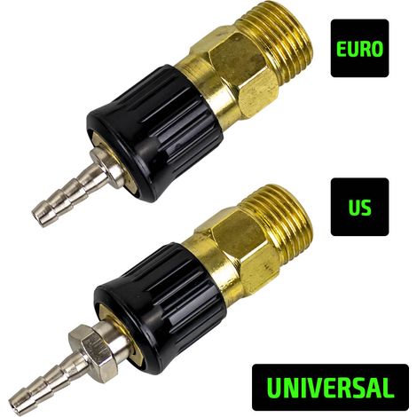 Connecteur rapide femelle universel – filetage mâle 3/8" JBM14196 (1/3)