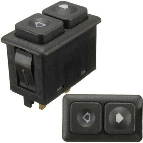 Electric Car Window Switch, 5-Pin Electric Window Control Switch Compatible with BMW E23 E24 E28 E30 61311381205 (1/5)
