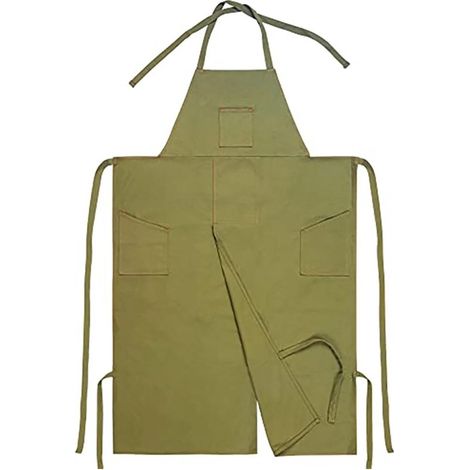 Delantal para trabajos en tierra – Delantal ajustable – Verde – Poliéster (1/5)