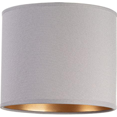 Pantalla de lámpara Tornado redonda de 20 cm, gris-dorado (1/5)