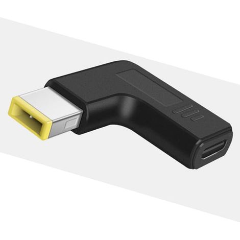 Adaptateur 100 W de type C vers ThinkPad DC, alimentation 20 V pour Lenovo Thinkpad L440 L450 L460 L470 L540 L550 L560 L570 Edge E431 E440 Series (1/5)