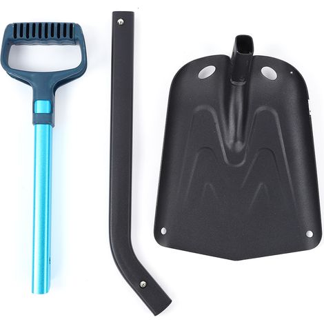 Pelle pliante multifonction en alliage d'aluminium pour neige et boue, long manche, extérieure, outil de randonnée et camping (1/5)