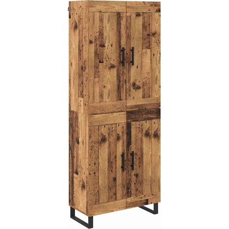 Maison Exclusive - Haut Armoire Bois ancien 69,5 x 34 x 180 cm Bois d'ingénierie (1/5)