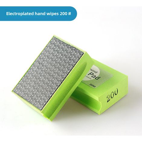 Bloc de meulage diamanté électroplaqué 200 – meulage manuel, pour carrelage, ardoise, verre et pierre, sans machine (1/5)