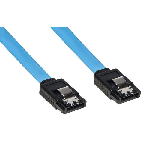 Link Accessori LKCSATA50 SATA-Kabel 0,5 m SATA 7-pin Blau