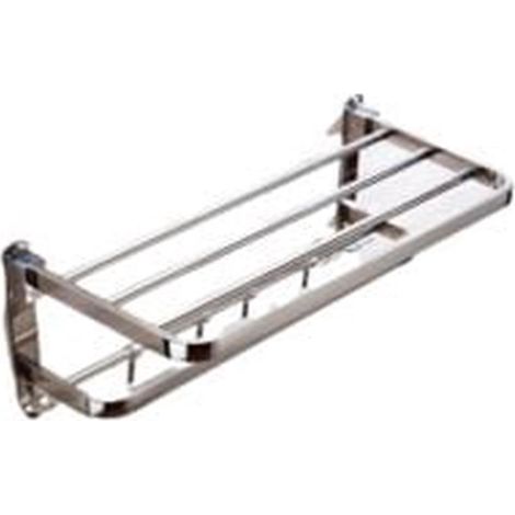 70cm Folding Wall-Mounted Stainless Steel Towel Rack for Bathroom and Hotel Use