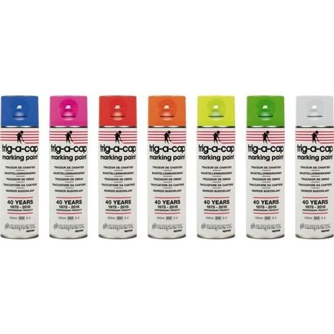 Segnalatore di cantiere Trig A Cap 650 ml Rosso Ciliegia Fluorescente