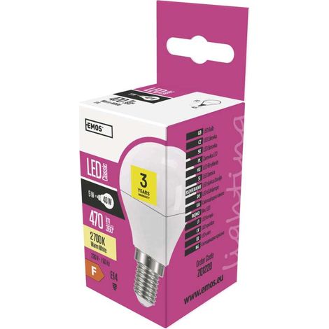 Mini Globe LED-Glühbirne E14 warmweiß 5 W (1/5)