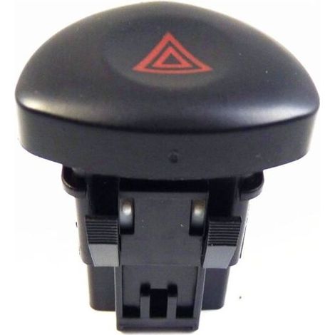 Bouton Warning Clio 2 Feux de Détresse Bouton d'avertissement pour Clio MK 2 Noir 8200442723