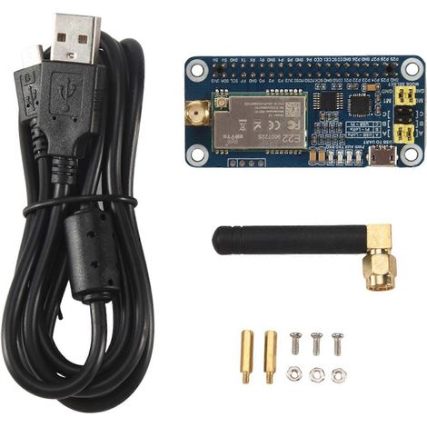 El módulo Waveshare SX1262 LoRa HAT para Raspberry Pi cubre la banda de frecuencia de 915 MHz con modulación de espectro ensanchado. (1/5)