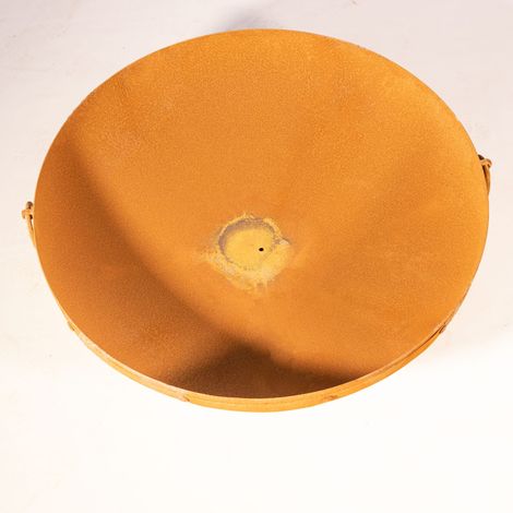 MaxxGarden Cuenco de fuego - Cesta de fuego - Fuego de terraza - Acero corten - L - Fuego de atmósfera - Incl. asas - Ø 80 cm - 3mm - Color óxido