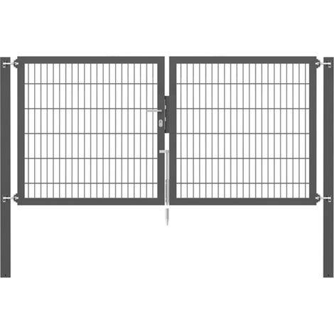 ALBERTS Doppeltor Flexo Plus, anth.RAL 7016, z.Einbet.BxH2500x1200mm, PF1900mm (1/5)