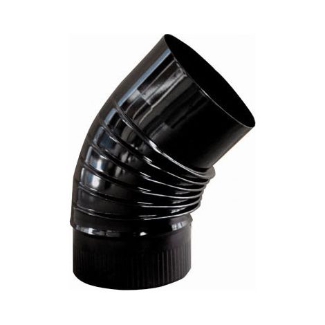 Codo Tubo Estufa 200Mm 45 Acero Esmaltable Ne Exolea Exojo (1/2)