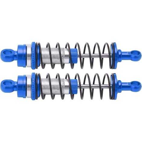 Amortisseurs avant/arrière RC réduction vibrations aluminium alliage pièces pour Latrax Teton 1/18 bleu (1/5)