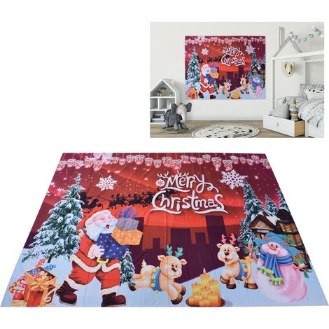 Weihnachtsteppich, Weihnachtswanddekoration, 230 x 180 cm (1/5)